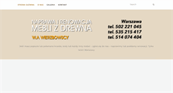 Desktop Screenshot of meble-wierzbowski.pl