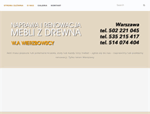 Tablet Screenshot of meble-wierzbowski.pl